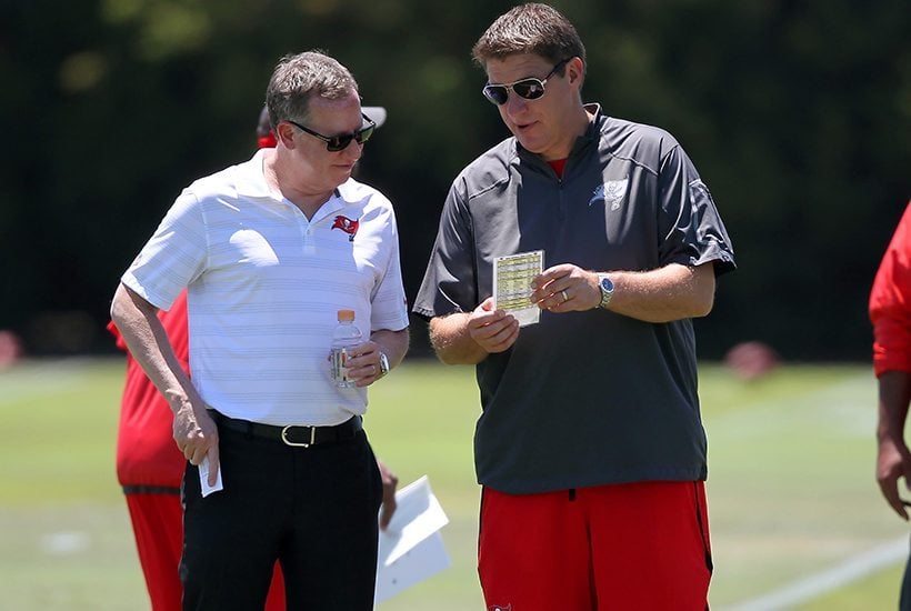 Bryan Glazer And Bucs Gm Jason Licht