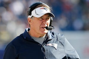 Patriots head coach Bill Belichick – Photo by: Getty Images