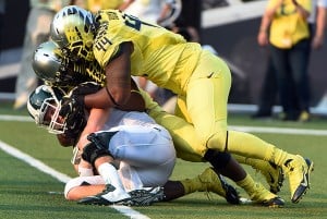 Oregon DE DeForest Buckner – Photo by: Getty Images