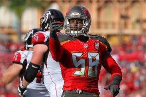 Kwon Alexander spoke to the media on Thursday – Photo by: Cliff Welch/PR
