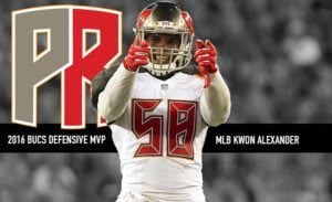 Pewterreport.com'S 2016 Buccaneers Mvp Awards 3 Alexandermvp