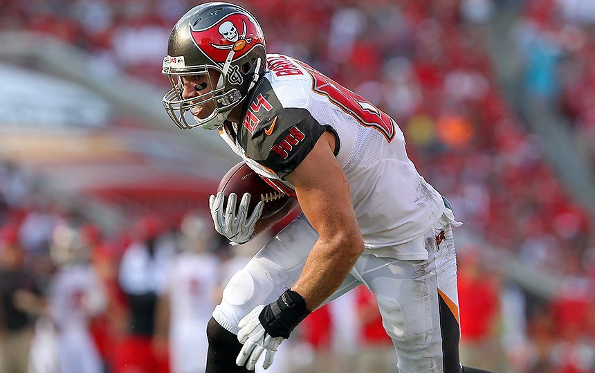 Bucs Te Cameron Brate - Photo By: Cliff Welch/Pr