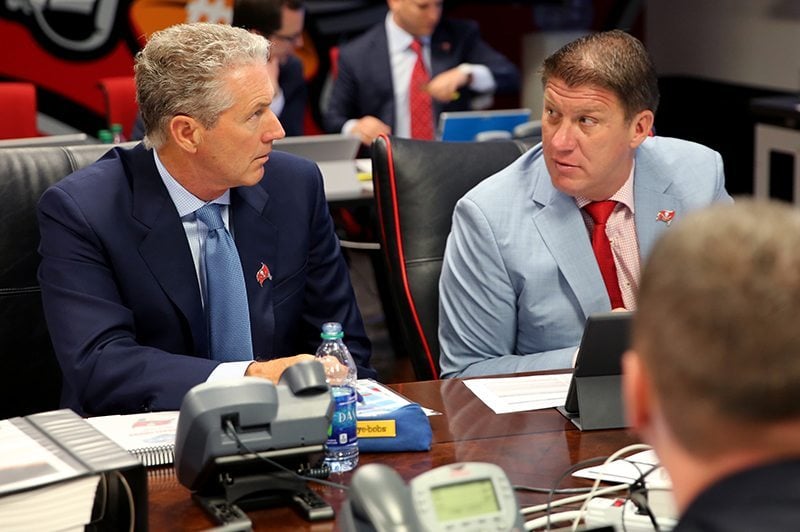 Bucs Head Coach Dirk Koetter And Gm Jason Licht - Photo Courtesy Of The Buccaneers