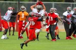 Bucs Wr Adam Humphries And Cb Javien Elliott - Photo By: Cliff Welch/Pr