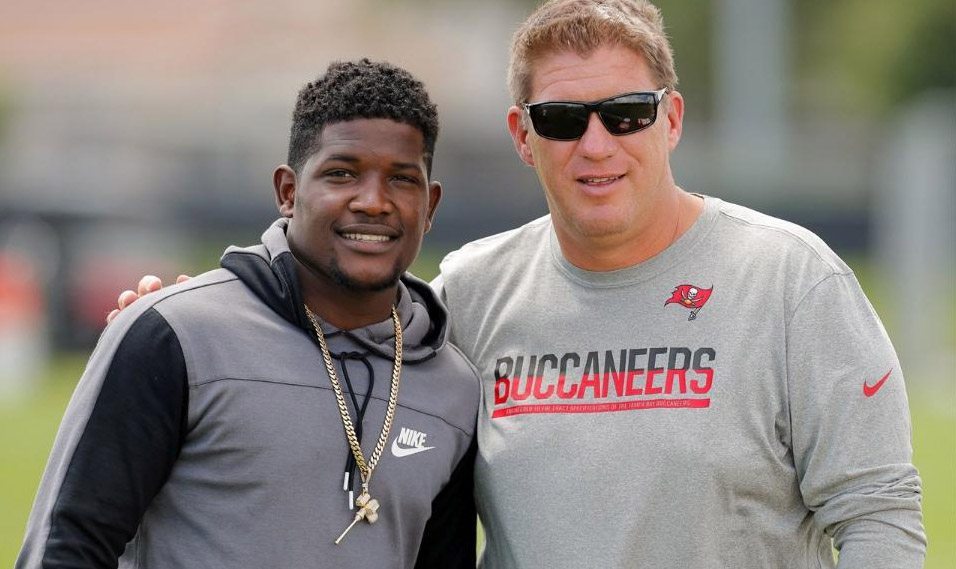 Boxer Erickson Lubin With Bucs Gm Jason Licht