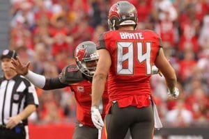 Sr'S Fab 5: Bucs, Winston Expecting A Big Year 3; Tandy, Conte Lead At Safety 3 Winston Jameis Bucs Cameron Brate Celebrate Saints