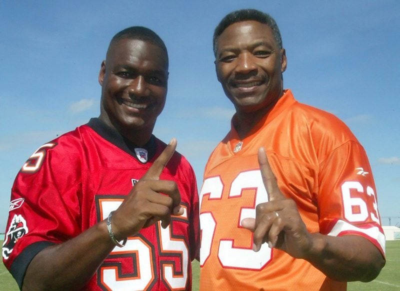 Bucs Legends Derrick Brooks &Amp; Lee Roy Selmon - Photo By: Cliff Welch/Pr