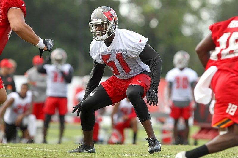 Bucs Lb Kendell Beckwith - Photo By: Cliff Welch/Pr