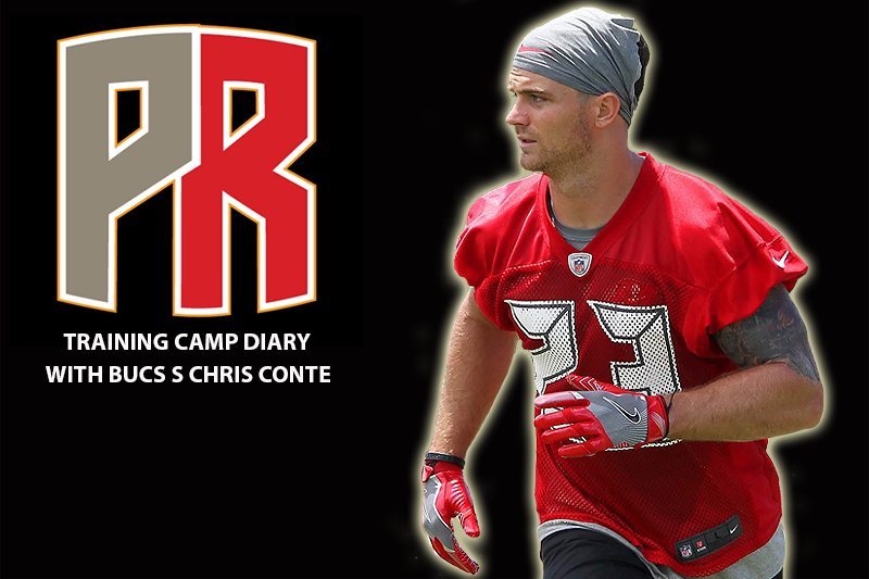 Bucs S Chris Conte - Photo By: Cliff Welch/Pr