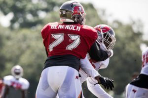 Bucs Ot Caleb Benenoch - Photo By: Mary Holt/Pr