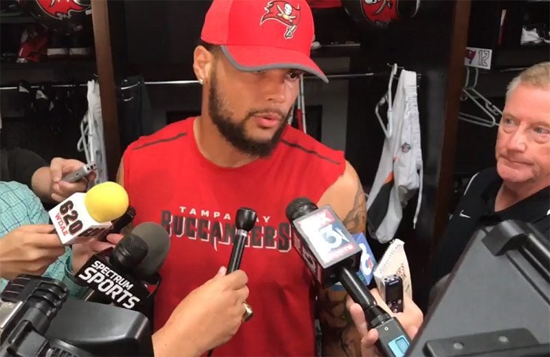 Inside Bucs Locker Room 8-28: Humphries' Hip, Evans on Houston | Pewter ...