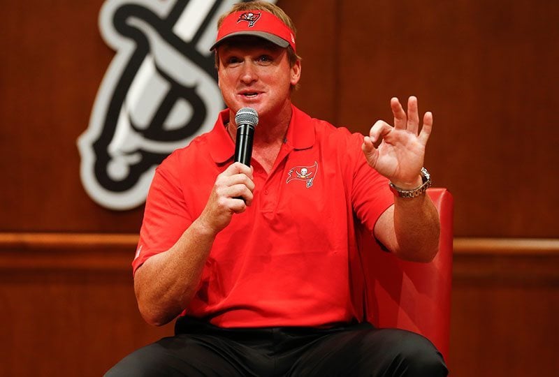 Former Bucs Head Coach Jon Gruden Bucs