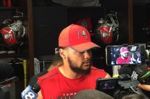 Bucs' Evans Undecided If He'Ll Stand For Anthem Vs. Giants 3 Bucs-Mike-Evans-Locker