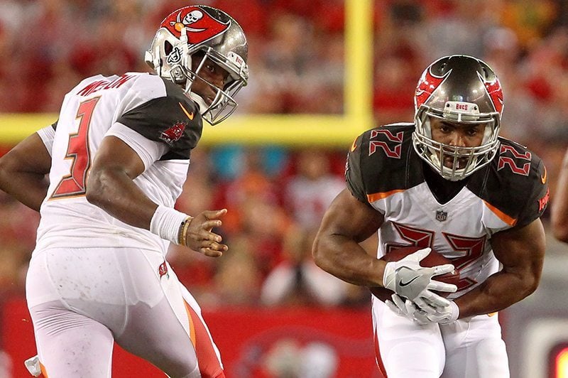 Bucs Qb Jameis Winston And Rb Doug Martin - Photo By: Cliff Welch/Pr