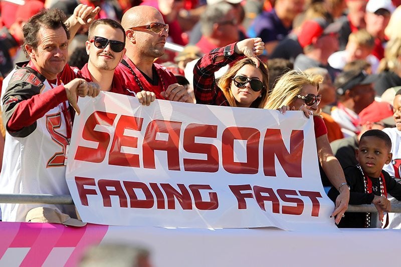 Bucs Fans Know The Season Is Fading Fast - Photo By: Cliff Welch/Pr
