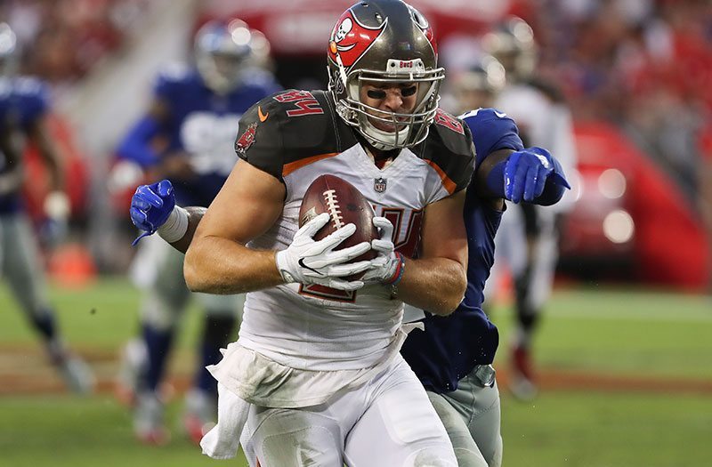 Bucs Te Cam Brate – Photo By: Mark Lomoglio/Pr