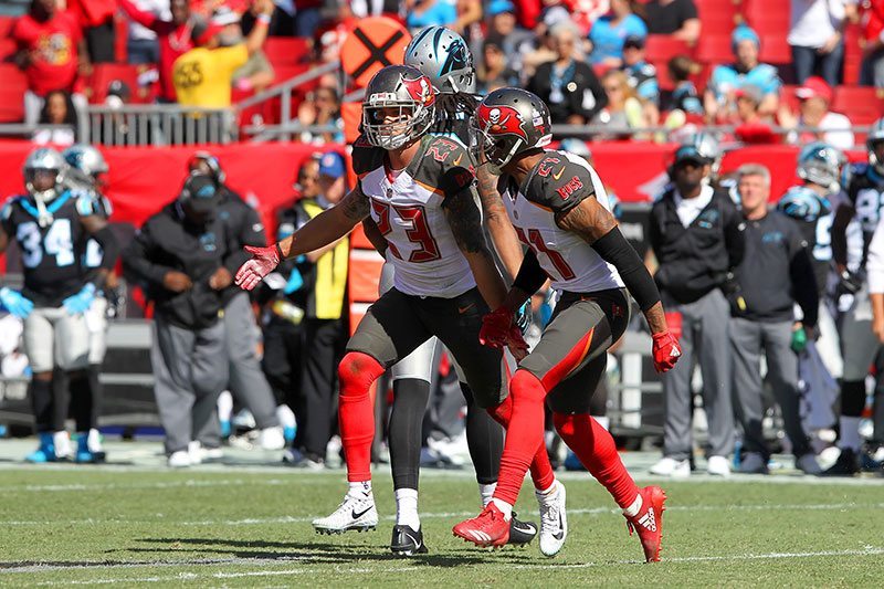 Bucs Safety Chris Conte – Photo By: Cliff Welch/Pr