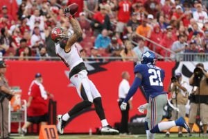 Bucs Wr Mike Evans - Photo By: Mark Lomoglio/Pr