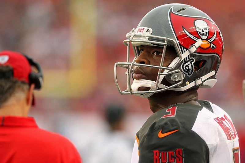 Bucs Qb Jameis Winston – Photo By: Cliff Welch/Pr