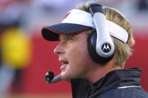 Former Bucs Head Coach Jon Gruden - Photo By: Cliff Welch/Pr