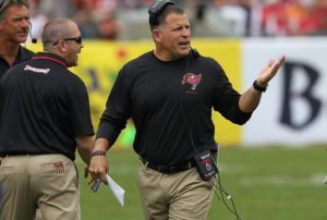 The Hook: Dotson'S Run With Bucs Appears To Be Over 5 Former Bucs Head Coach Greg Schiano - Photo By: Cliff Welch/Pr