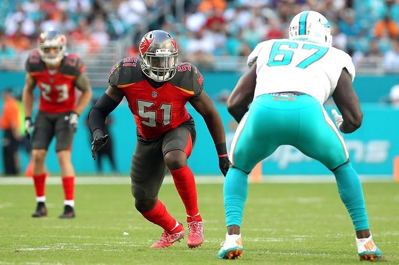 Bucs Lb Kendell Beckwith - Photo By: Cliff Welch/Pr