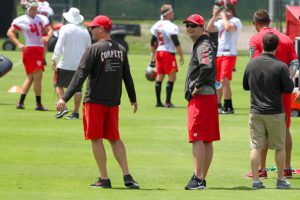 Sr'S Fab 5: Be Cautiously Optimistic About The Bucs; Toughness A Key Trait In Tampa 5 Bucs Director Of College Scouting Mike Biehl And Director Of Pro Scouting Rob Mccartney - Photo By: Cliff Welch/Pr