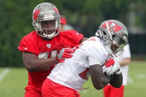 Sr'S Fab 5: Bucs Will Be Scouting Qbs In 2019 Draft; Training Camp Sleepers 3 Bucs Ss Godwin Igwebuike And Rb Ronald Jones - Photo By: Cliff Welch/Pr