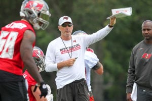 Sr'S Fab 5: How Good Are The 2018 Bucs? Insider Analysis Of Mini-Camp 5 Bucs Head Coach Dirk Koetter - Photo By: Cliff Welch/Pr