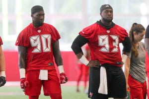 Sr'S Fab 5: How Good Are The 2018 Bucs? Insider Analysis Of Mini-Camp 3 Bucs De Jason Pierre-Paul And Dt Gerald Mccoy - Photo By: Cliff Welch/Pr