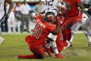 Sr'S Fab 5: Wr Evans Ready To Be The Bully; Bucs' 53-Man Roster Prediction 3 Bucs Lb Kendell Beckwith - Photo By: Cliff Welch/Pr