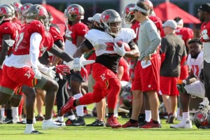 Sr'S Fab 5: Ronde Still Believes In Hargreaves, Likes Bucs Rookie Cbs 2 Bucs Rb Jacquizz Rodgers - Photo By: Cliff Welch/Pr