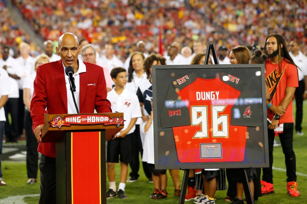 Former Bucs Head Coach Tony Dungy - Photo By: Cliff Welch/Pr