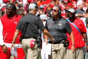 Bucs Dc Mark Duffner And Head Coach Dirk Koetter - Photo By: Cliff Welch/Pr