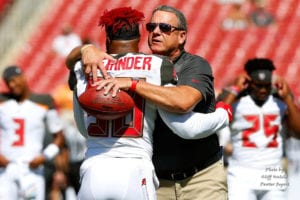 Sr'S Fab 5: Bucs Trade Rumors; Winston'S Turnovers Must Stop 5 Bucs Dc Mark Duffner And Mlb Kwon Alexander - Photo By: Cliff Welch/Pr