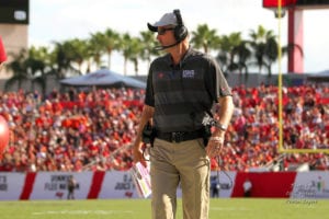 Bucs Head Coach Dirk Koetter - Photo By: Cliff Welch/Pr