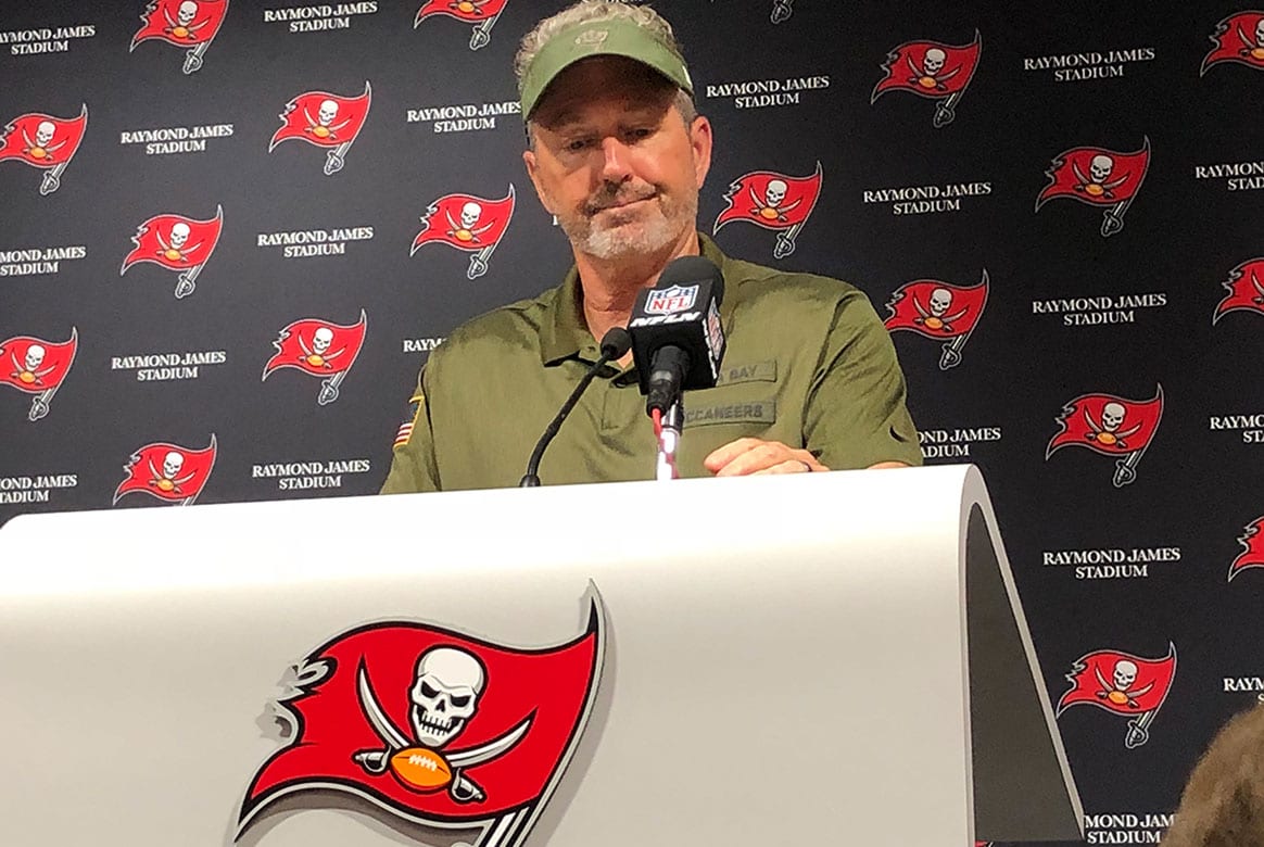 Bucs Head Coach Dirk Koetter – Photo: Pewterreport.com