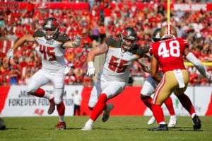 Sr'S Fab 5: Bucs Should Re-Sign Hump; Nassib, Duffner Helping Defense 3 Bucs C Ryan Jensen - Photo By: Cliff Welch/Pr