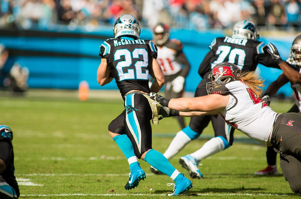 Panthers Rb Christian Mccaffrey - Photo By: Mary Holt/Pr