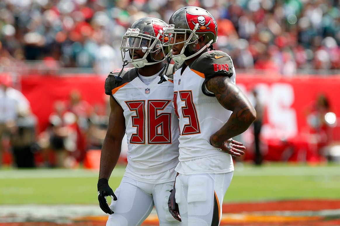 Bucs Dbs Mj Stewart And Carlton Davis - Photo By: Cliff Welch/Pr