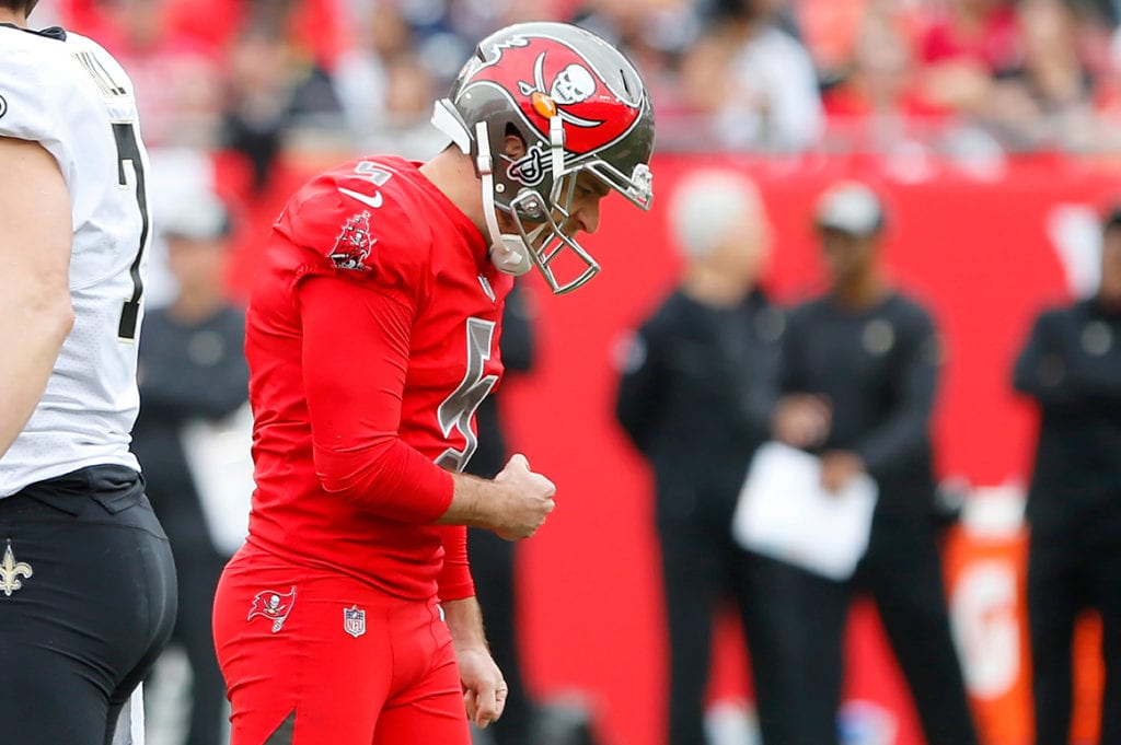 Bucs K Cairo Santos - Photo By: Cliff Welch/Pr