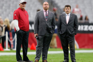 Bruce Arians, Steve Keim And Michael Bidwell