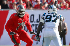 Bucs Lt Donovan Smith And  Panthers De Mario Addison 