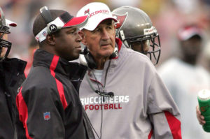 Former Bucs Dbs Coach Raheem Morris And Dc Monte Kiffin