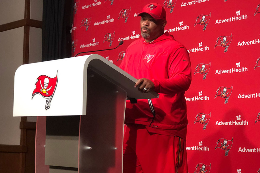 Bucs Run Game Coordinator Harold Goodwin