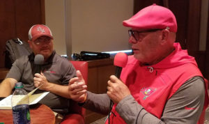 Bucs Head Coach Bruce Arians And Pr'S Mark Cook