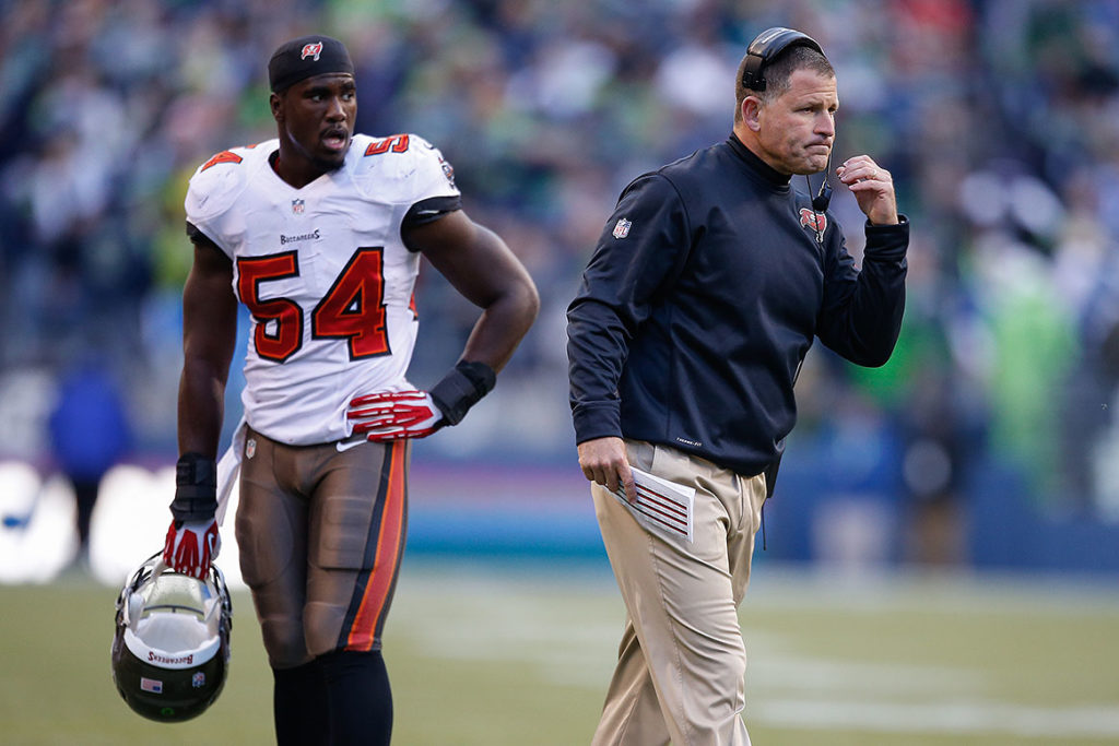 Bucs Lb Lavonte David And Former Coach Greg Schiano