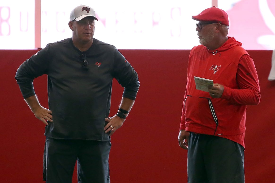 Bucs Gm Jason Licht And Head Coach Bruce Arians