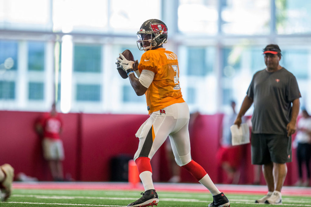 Bucs Qb Jameis Winston And Qbs Coach Clyde Christensen