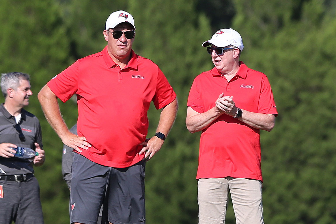 Bucs G.m. Jason Licht And Co-Chairman Bryan Glazer